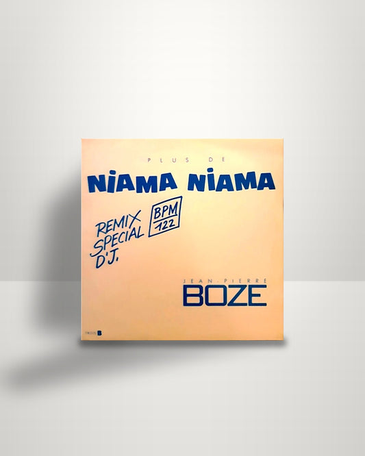 Jean-Pierre Boze – Plus De Niama Niama - 12" - Trois B FR 1987