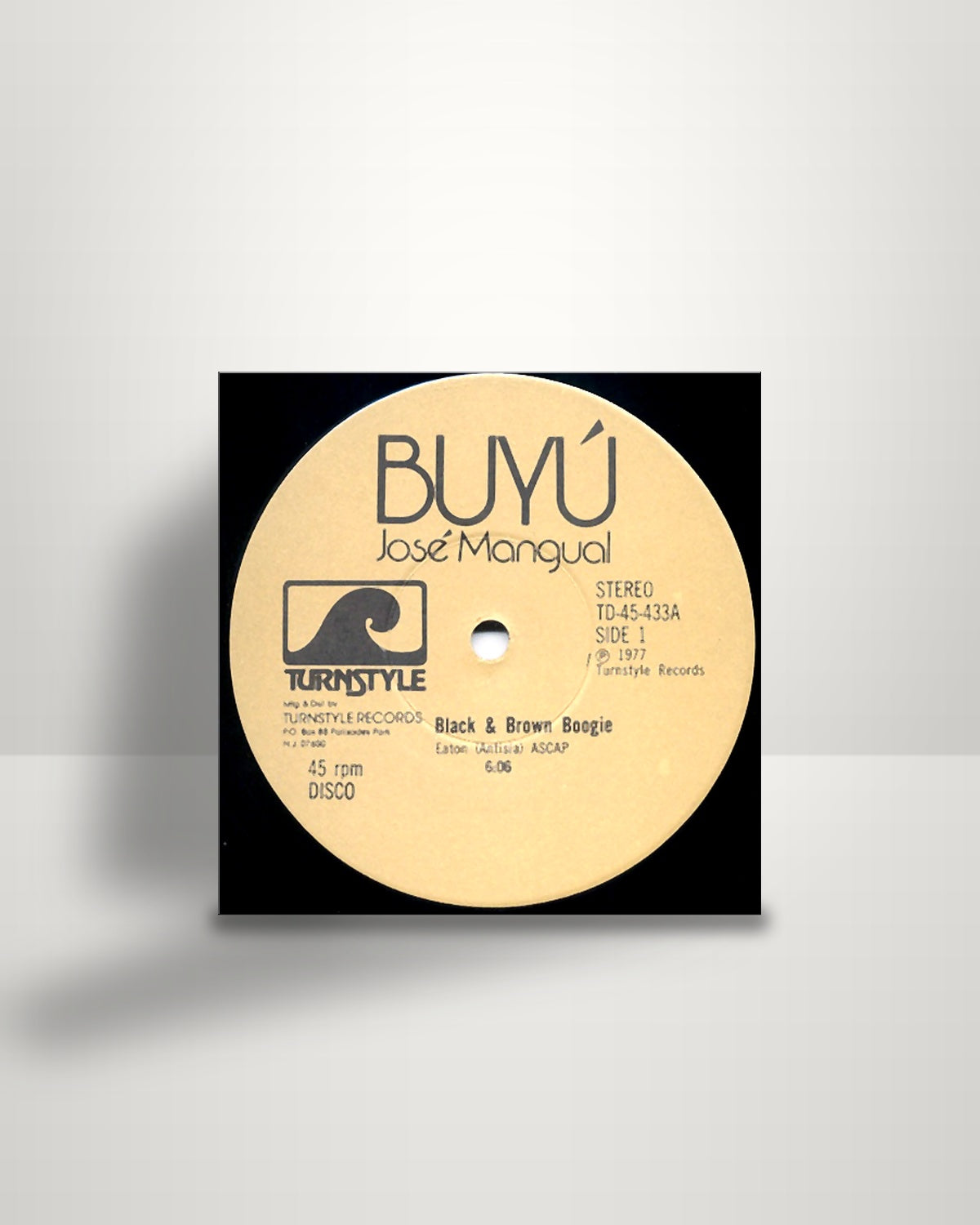 Jose Mangual – Black & Brown Boogie / Mai Kinshasa - 12" - Turnstyle Records US 1977