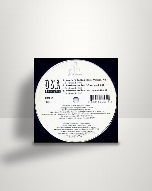 D.N.A. Disciples – Nowhere To Run / Agony Of Defeat - 12" - Twin Tower Entertainment US 1998