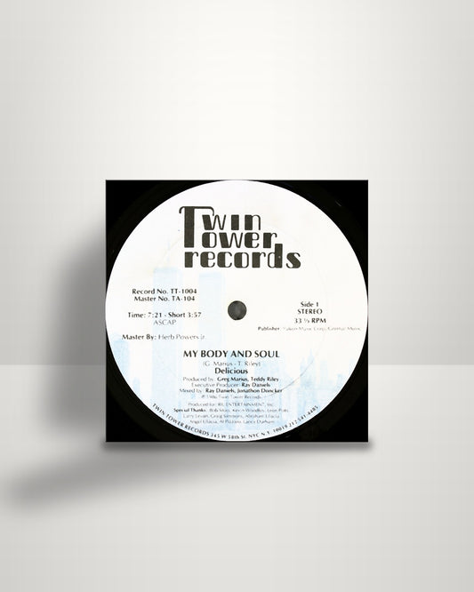 Delicious – My Body And Soul - 12" - Twin Tower Records US 1986