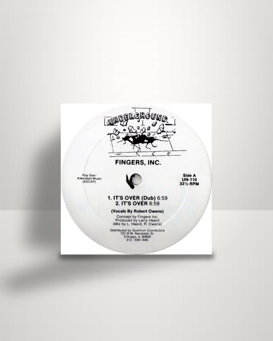 Fingers Inc. – It's Over - 12" - Underground US 1986