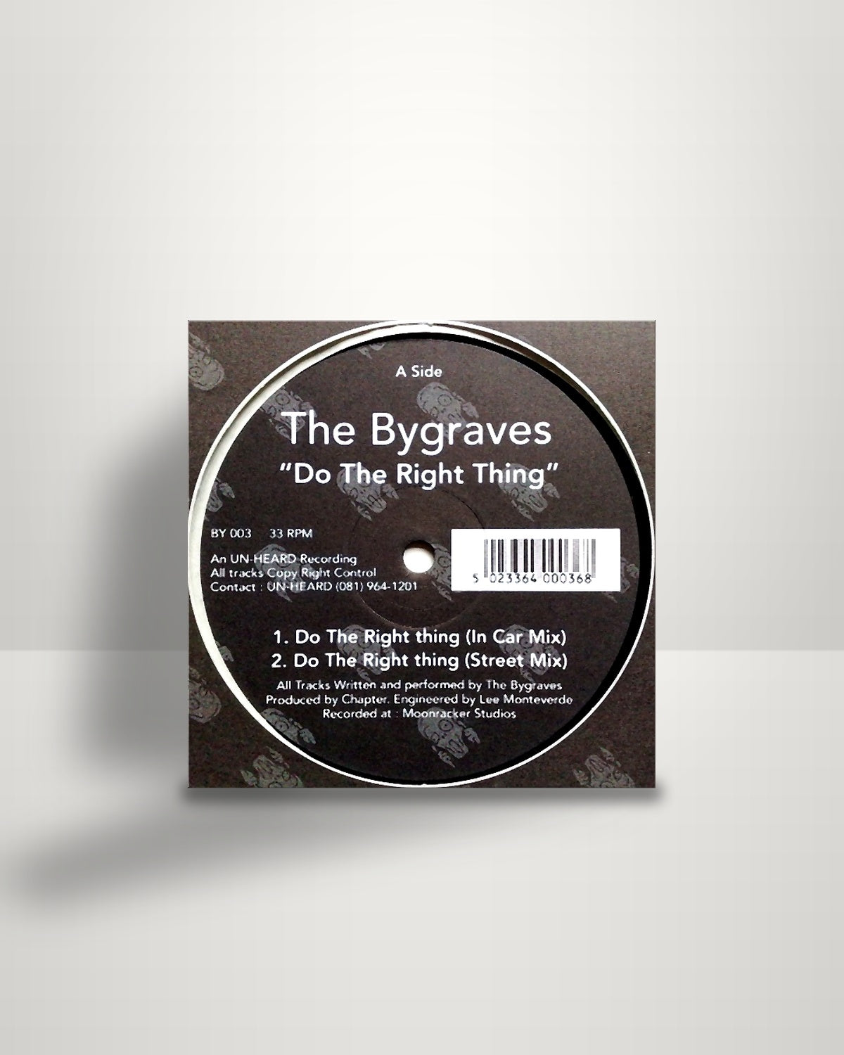 The Bygraves – Do The Right Thing - 12" - Unheard Records UK 1992