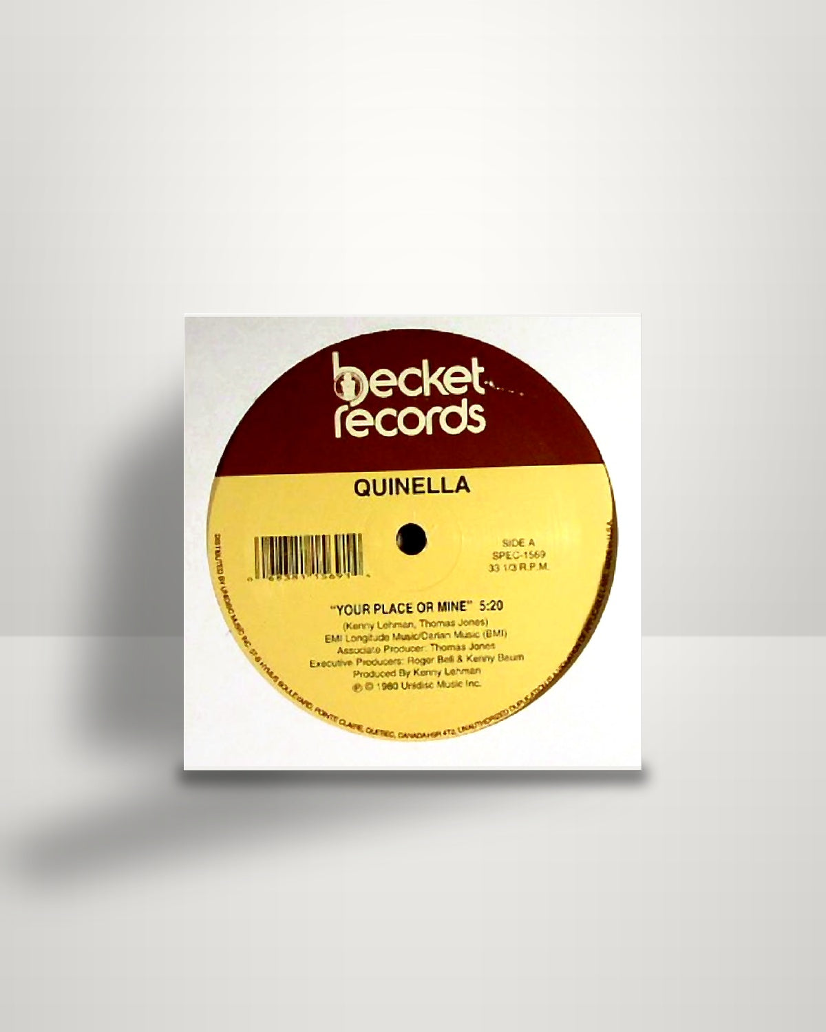 Quinella / Kinky Foxx – Your Place Or Mine / So Different - 12" - Unidisc US