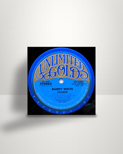 Barry White – Change - 12" - Unlimited Gold US 1982
