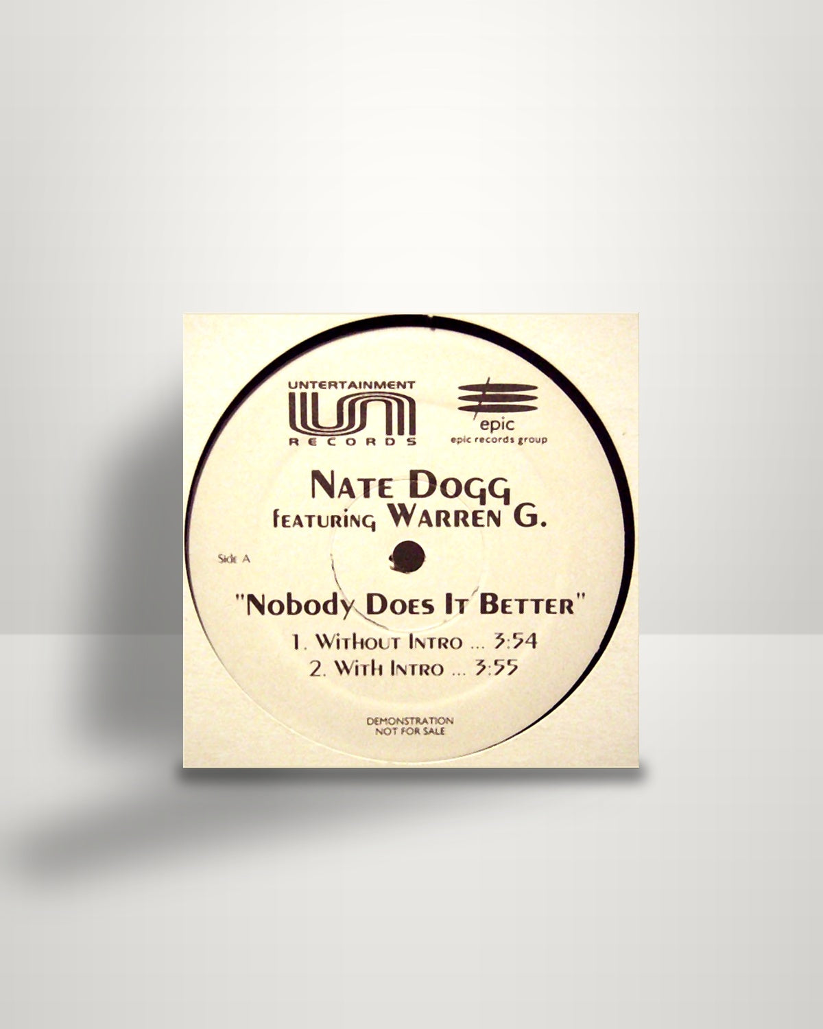 Nate Dogg Featuring Warren G – Nobody Does It Better - 12" - Untertainment Records US 1998