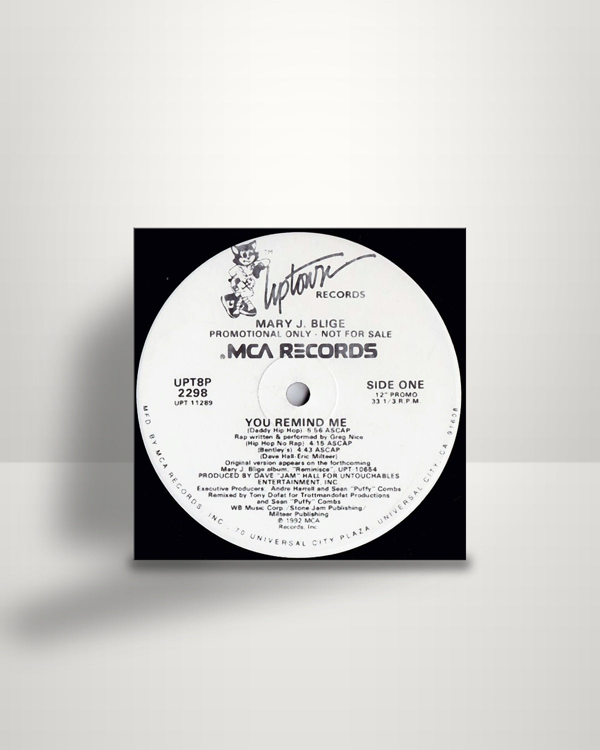 Mary J. Blige – You Remind Me - 12" - Uptown Records US 1992