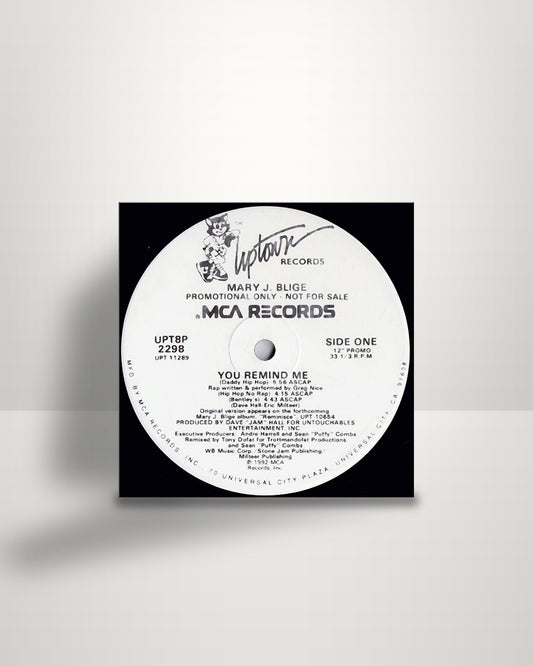 Mary J. Blige – You Remind Me - 12" - Uptown Records US 1992