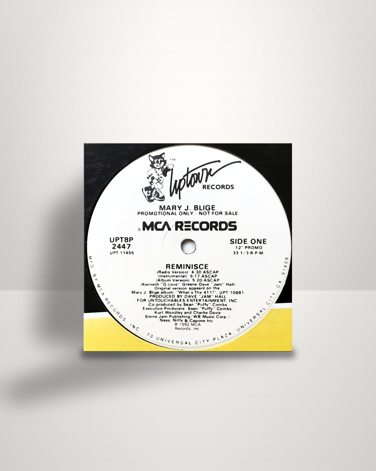 Mary J. Blige – Reminisce - 12" - Uptown Records US 1992