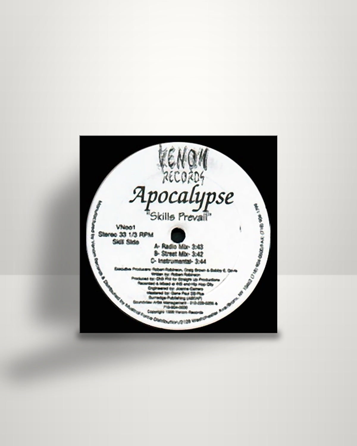 Apocalypse – Skills Prevail - 12" - Venom Records US 1996