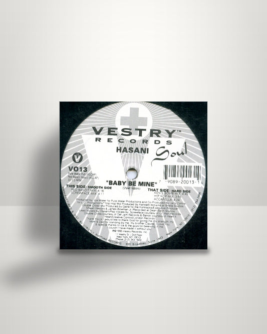 Hasani – Baby Be Mine - 12" - Vestry Records US 1995