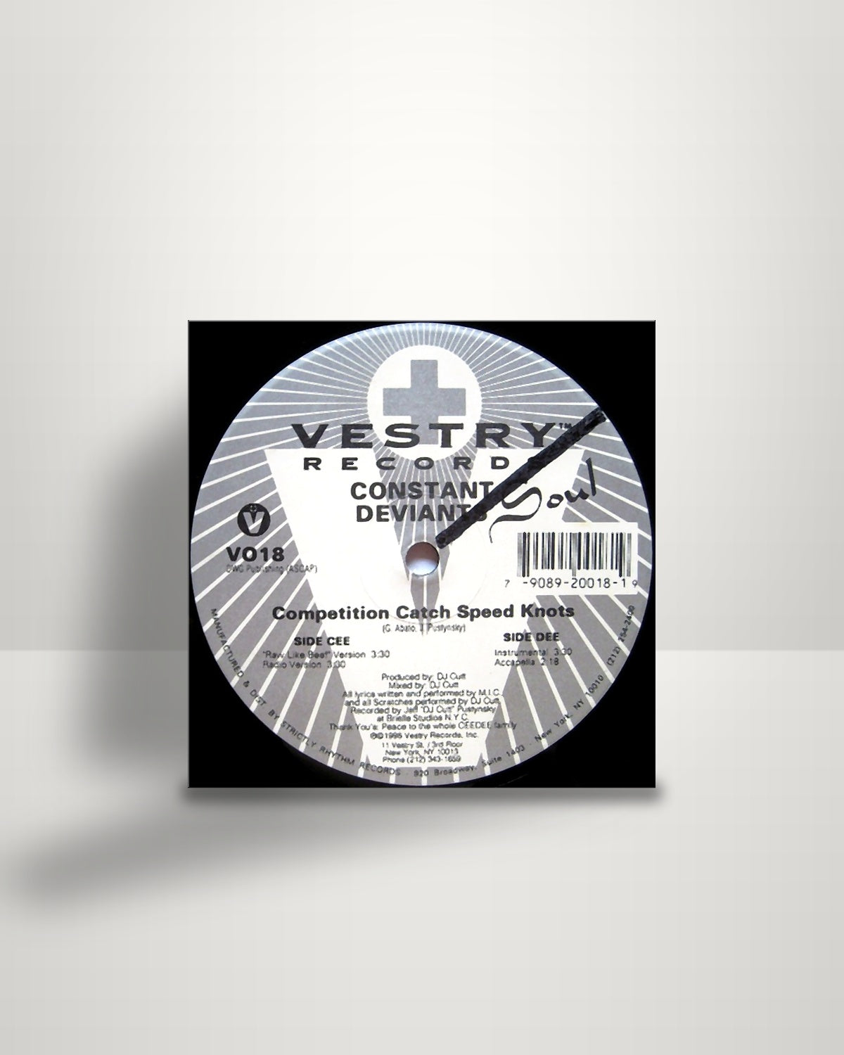 Constant Deviants – Competition Catch Speed Knots - 12" - Vestry Records US 1996