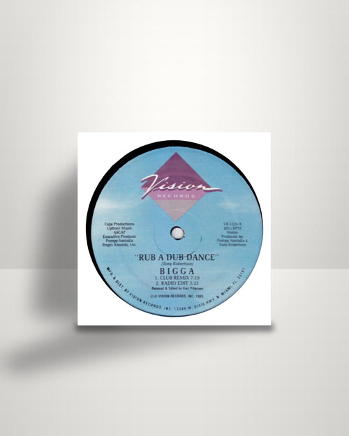 Bigga – Rub A Dub Dance / Chilly Chilly - 12" - Vision Records US 1989