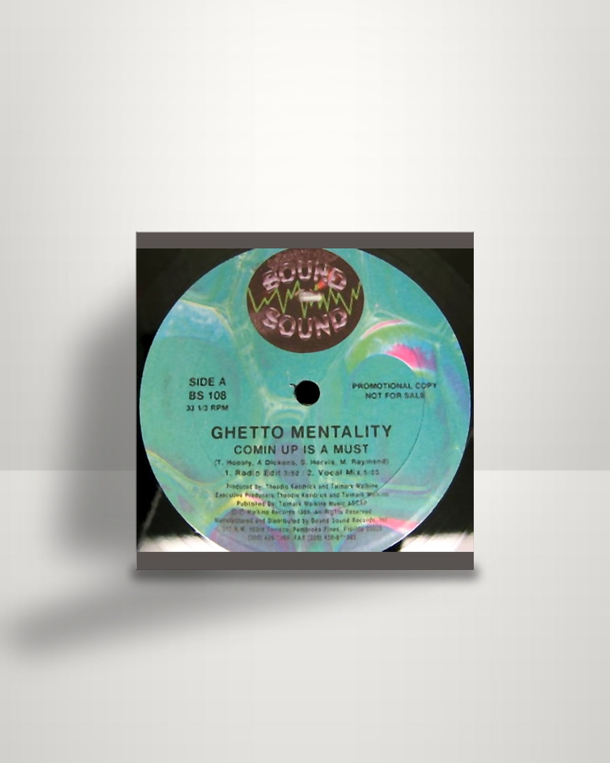 Ghetto Mentality – Comin Up Is A Must - 12" - Walkine Records US 1995