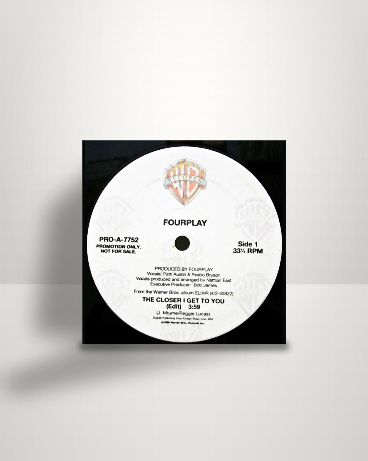 Fourplay – The Closer I Get To You - 12" - Warner Bros. Records US 1995