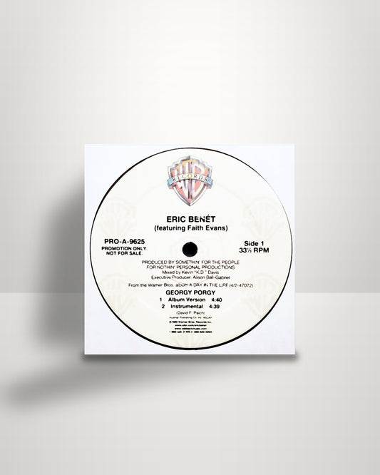 Eric Benét Featuring Faith Evans – Georgy Porgy - 12" - Warner Bros. Records US 1999