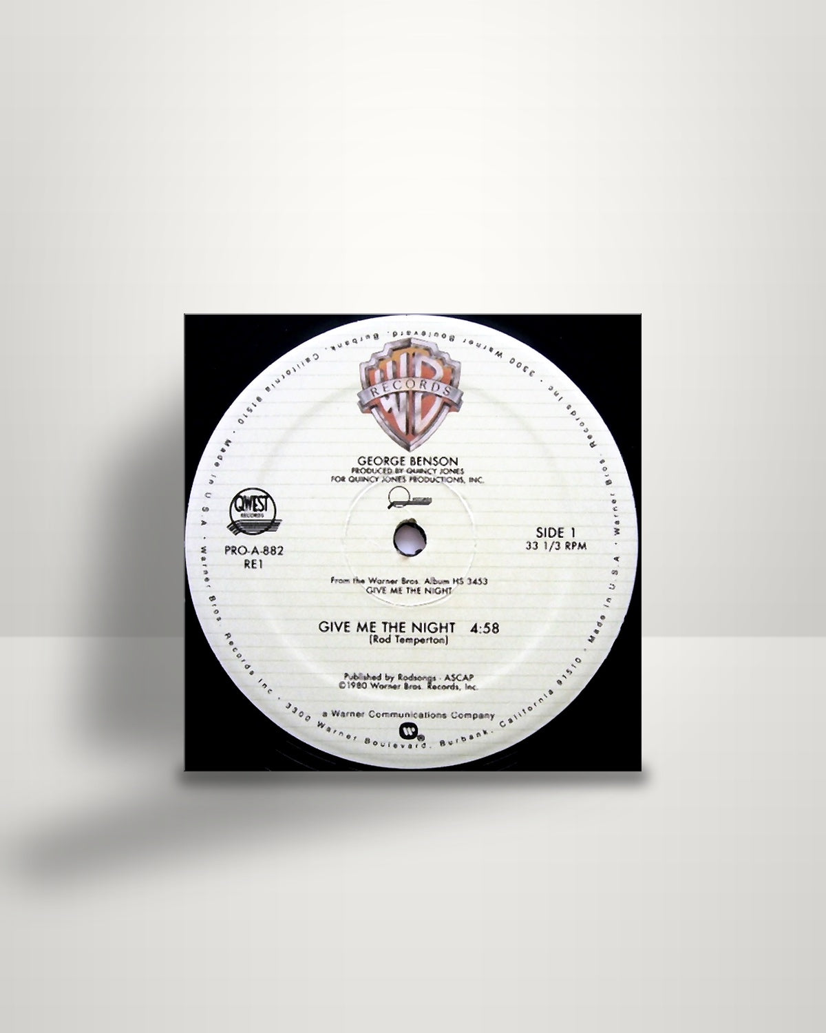 George Benson / Rufus & Chaka Khan – Give Me The Night / Ain't Nobody - 12" - Warner Bros. Records US
