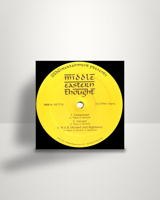 We Be I – Middle Eastern Thought - 12" - WEBEntertainment US 2001