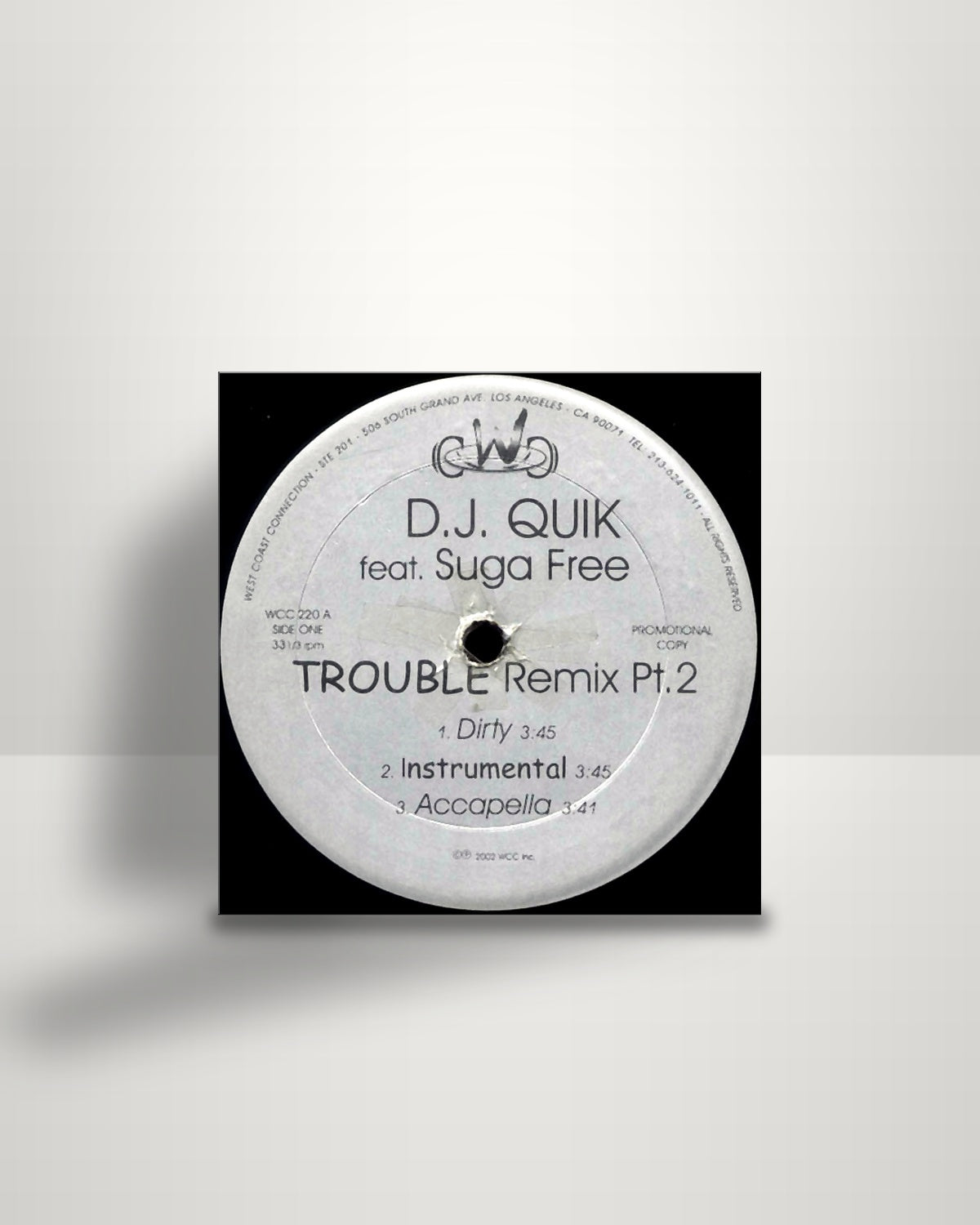 DJ Quik – Trouble Remix Pt. 2 - 12" - West Coast Connection US 2002