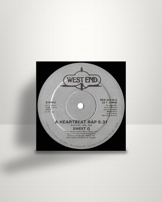 Sweet G – A Heartbeat Rap - 12" - West End Records US 1981