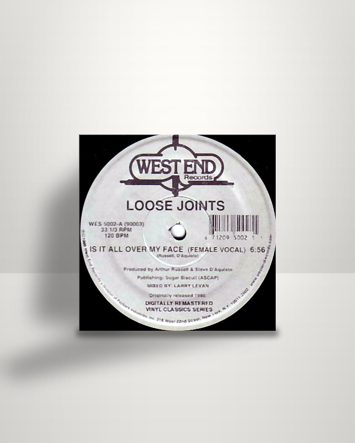 Loose Joints – Is It All Over My Face - 12" - West End Records US 1999