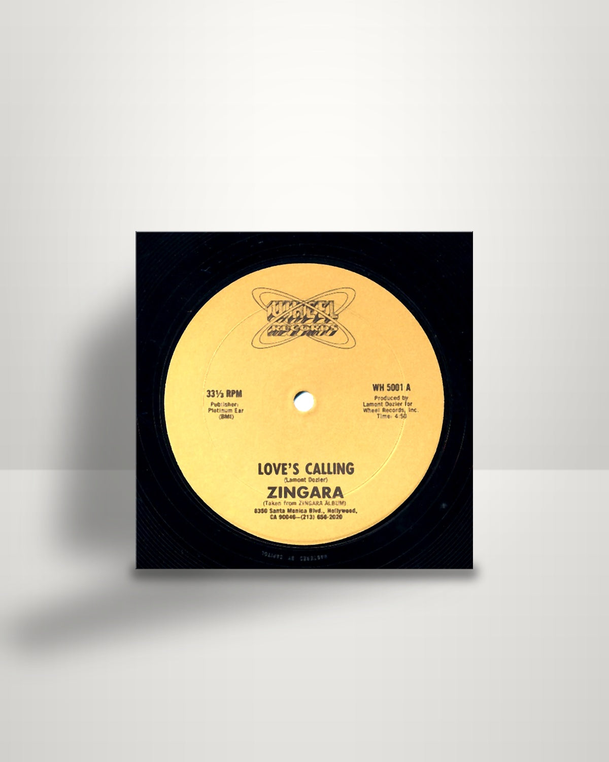 Zingara – Love's Calling - 12" - Wheel Records US 1981