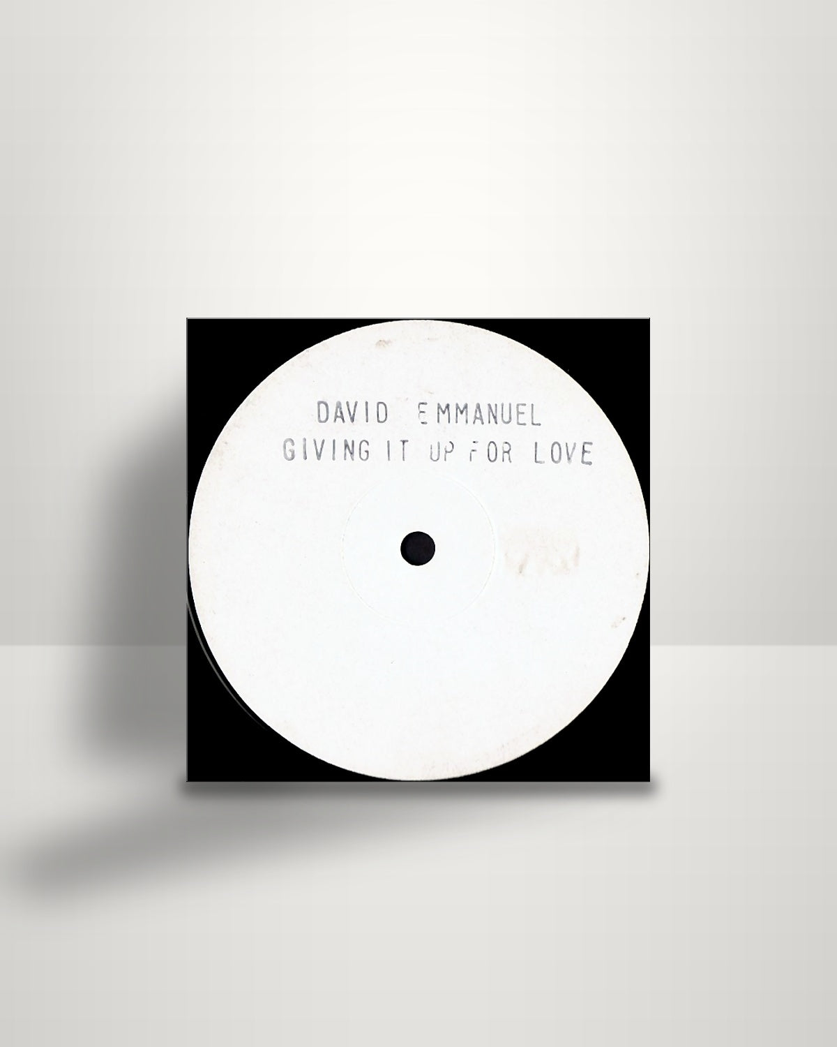 David Emmanuel – Giving It Up For Love - 12" - White Lodge Records UK 1983