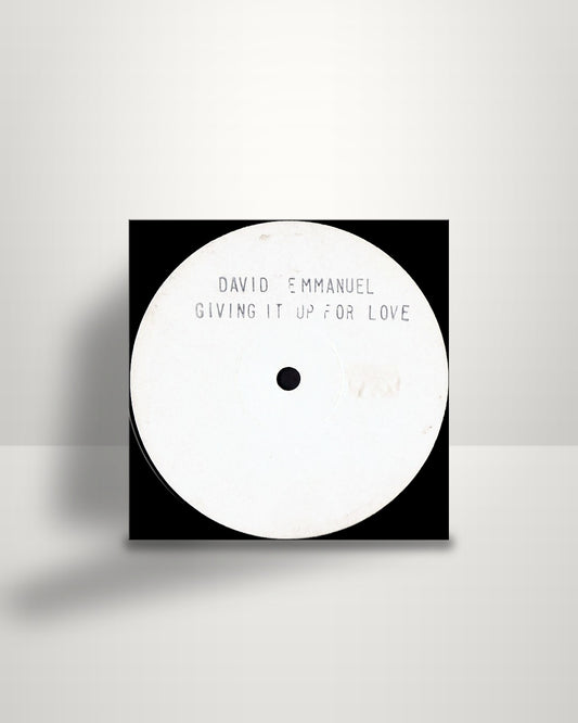David Emmanuel – Giving It Up For Love - 12" - White Lodge Records UK 1983
