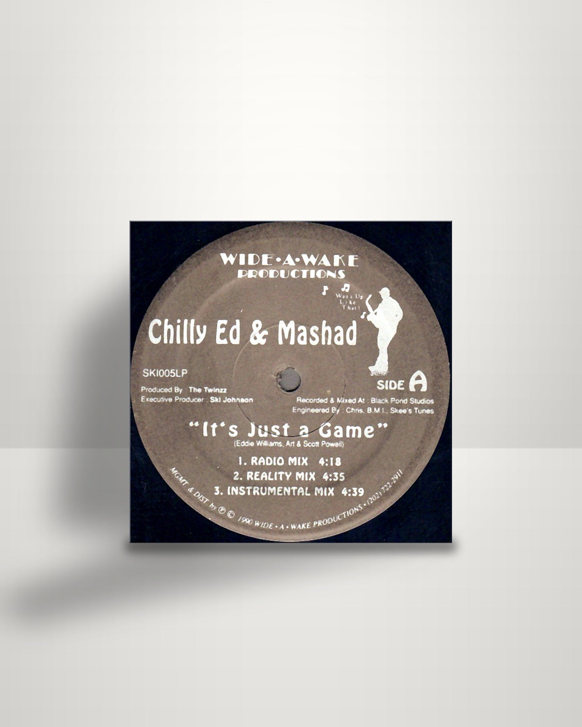 Chilly Ed & Mashad – It's Just A Game - 12" - Wide-A-Wake Productions US 1990
