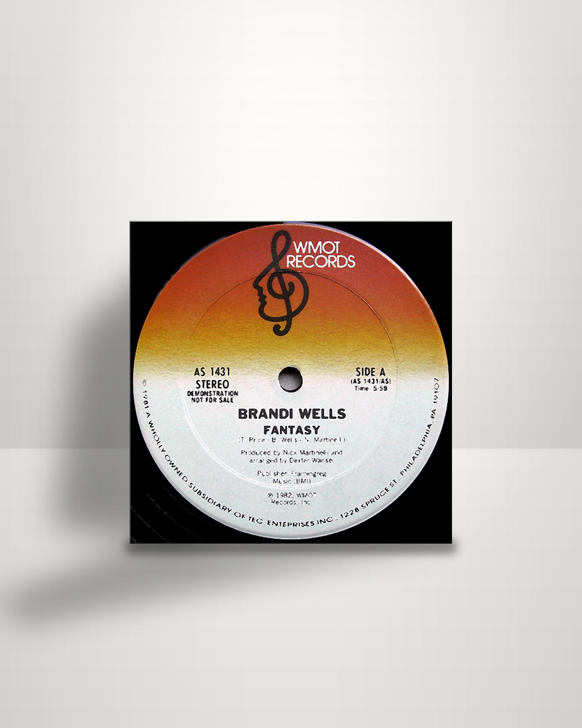 Brandi Wells – Fantasy - 12" - WMOT Records US 1982