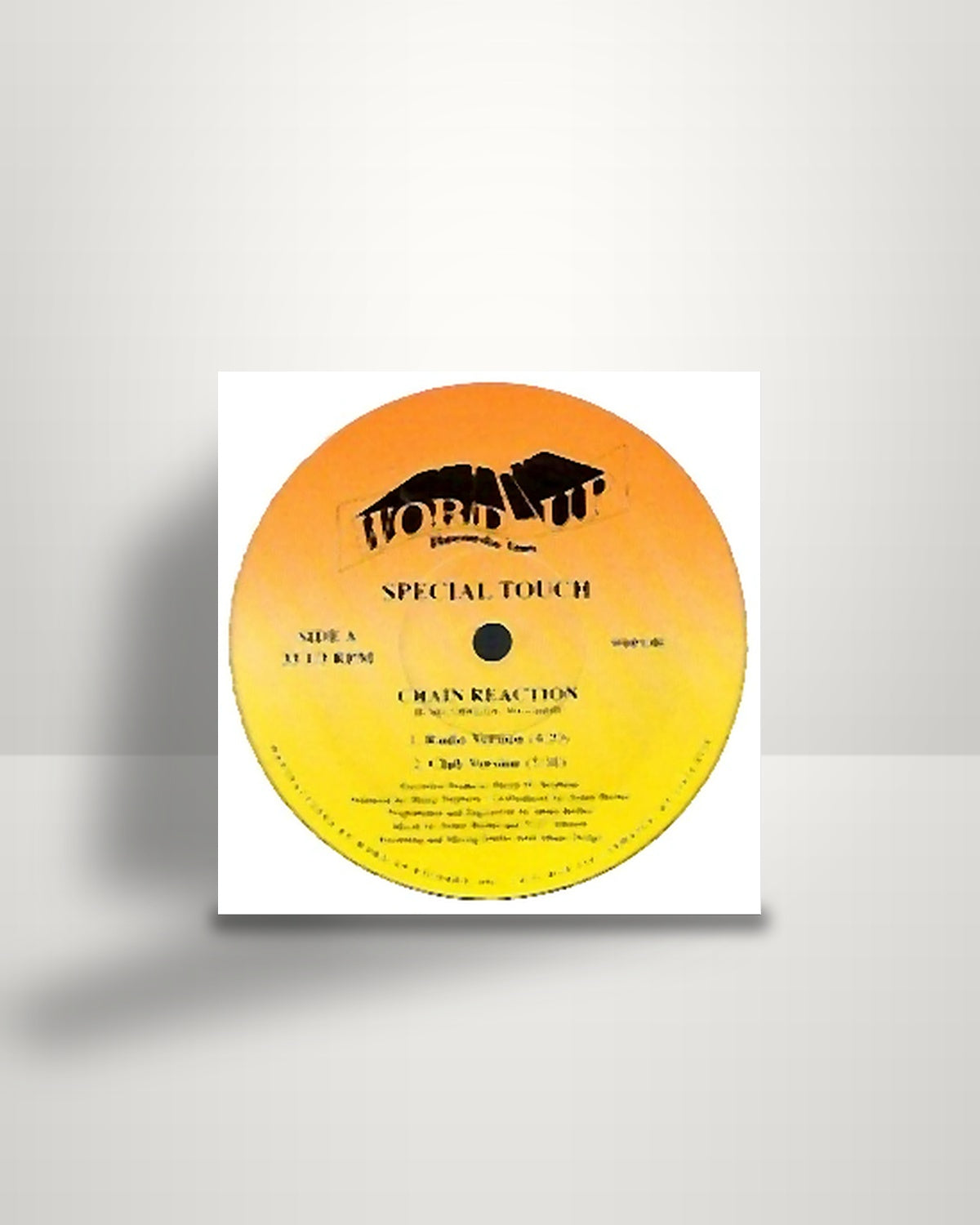 Special Touch – Chain Reaction - 12" - Word-Up Records US