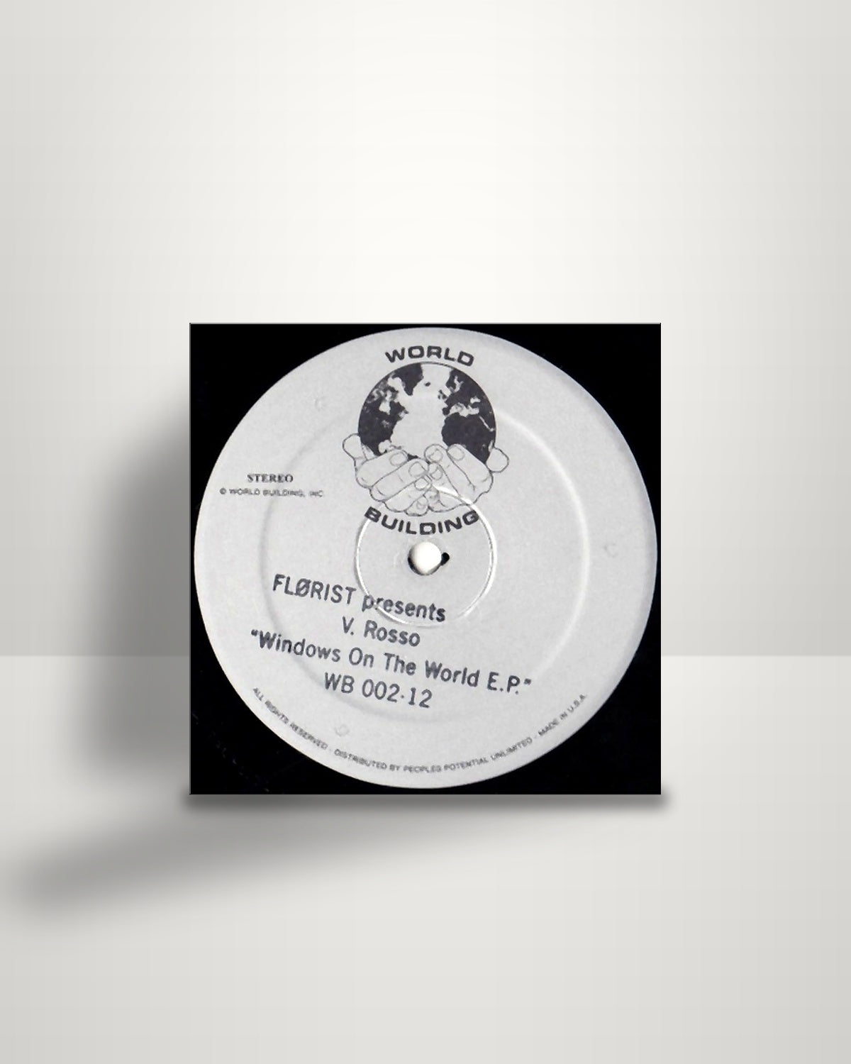 Flørist Presents V. Rosso – Windows On The World E.P. - 12" - World Building US 2017