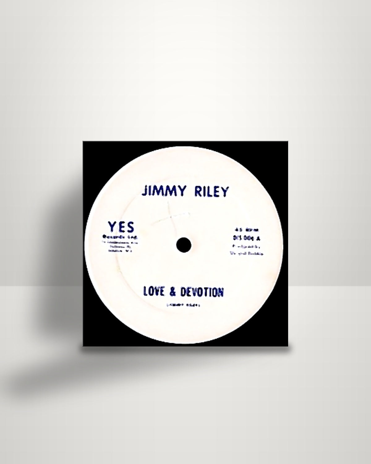 Jimmy Riley – Love & Devotion / Bridge The Gap - 12" - Yes JM 1980