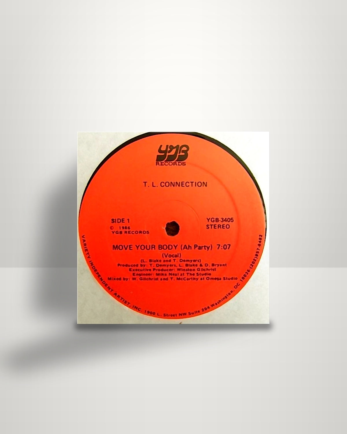 T.L. Connection – Move Your Body (Ah Party) - 12" - YGB Records US 1986