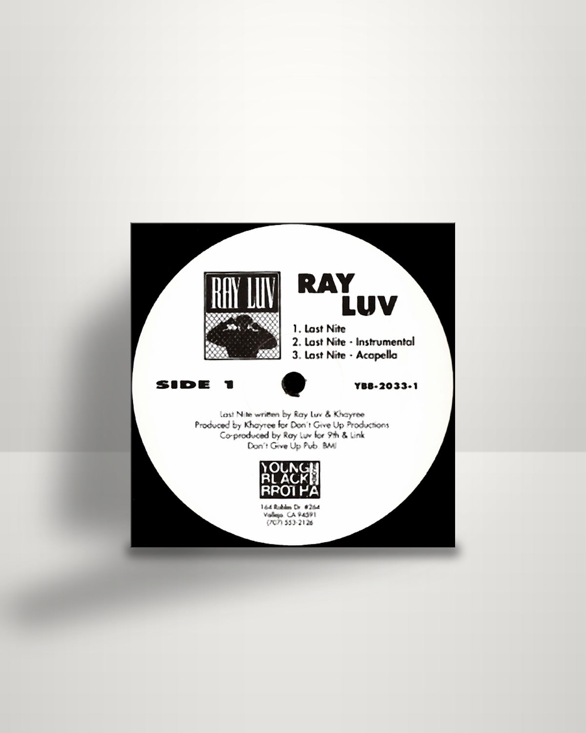 Ray Luv – Last Nite / Mo Careful - 12" - Young Black Brotha Records US 1993