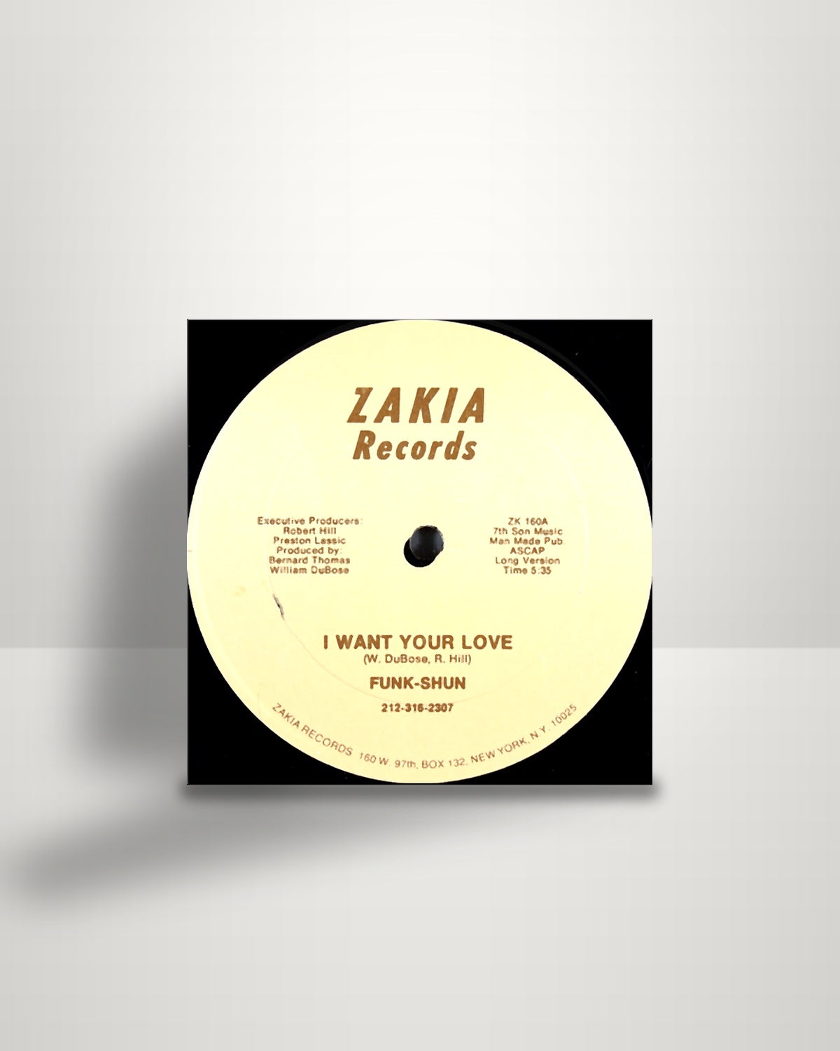 Funk-Shun – I Want Your Love - 12" - Zakia Records US
